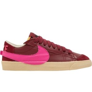 NIKE BLAZER LOW '77 RED PINK WOMEN'S SIZE 5